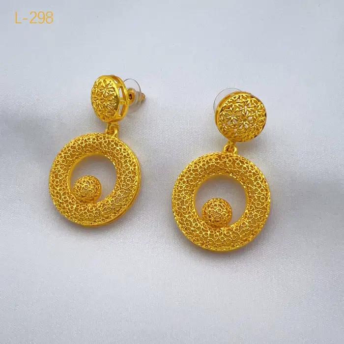 ANIID Dubai 24K couleur or ensembles de bijoux de mariage collier africain boucles d'oreilles pour les femmes nigérian indien mariée 2 pièces ensemble cadeaux de fête