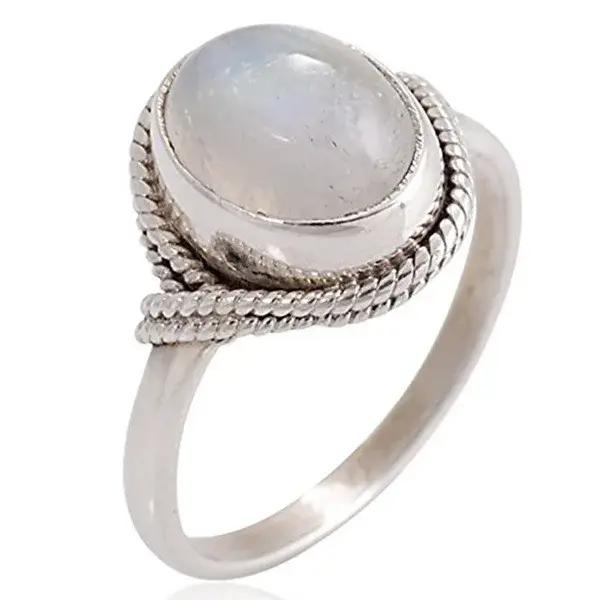 Bague de fiançailles en argent 925 sertie de Quartz Rose et cristal Bizuteria pour femmes, cadeau unique pour les occasions spéciales