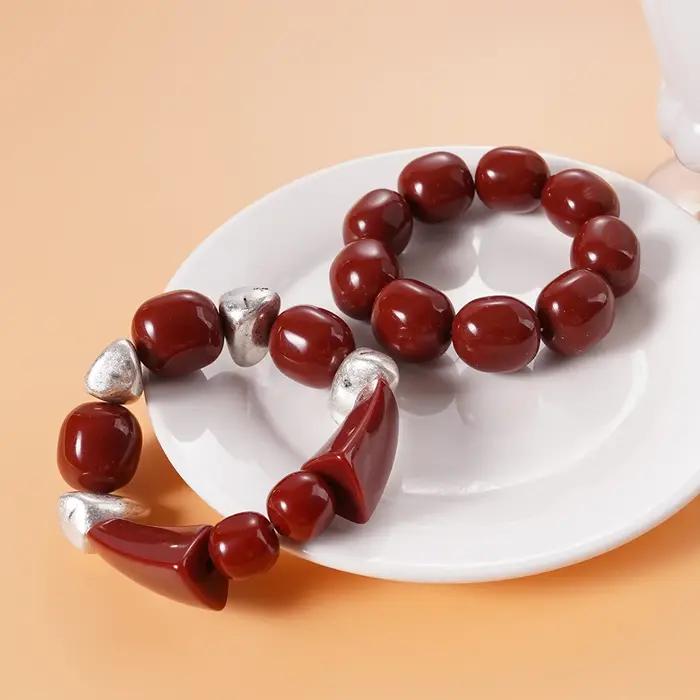 Bracelet bohème en corde élastique pour dames