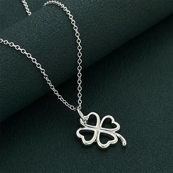 Collier trèfle en argent Sterling 925 pour femmes, marque populaire, bijoux de niche à la mode, cade