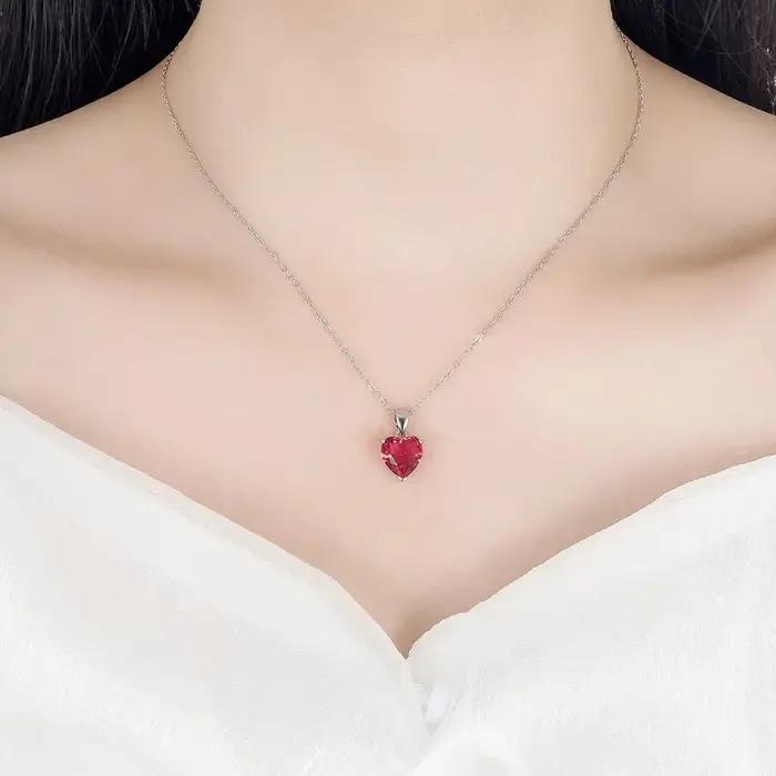 Ensemble de bijoux en argent sterling 925 avec zirconium blanc pour femmes, collier/boucles d'oreilles/bague, style classique pour occasions spéciales
