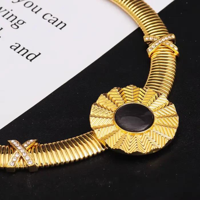 Ensemble de Bijoux de Luxe en Or pour Femme
