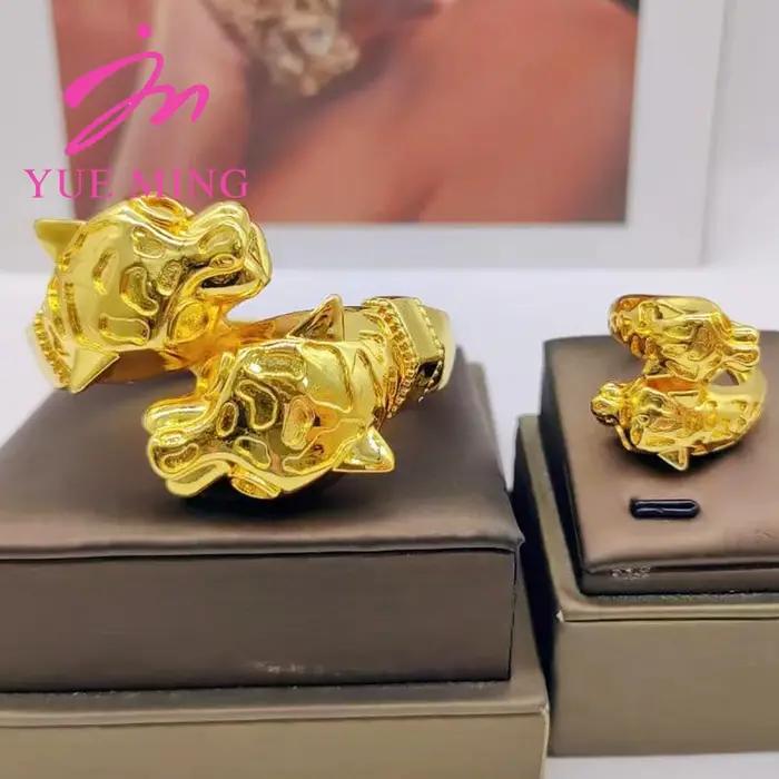 Ensembles de bijoux de Dubaï plaqués or pour femmes