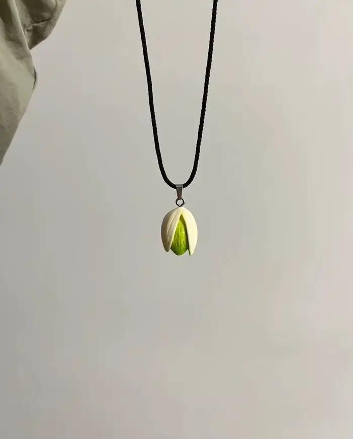 Collier pendentif pistaches mode animal de compagnie cuir colliers ras du cou alliage de zinc femmes occasions spéciales