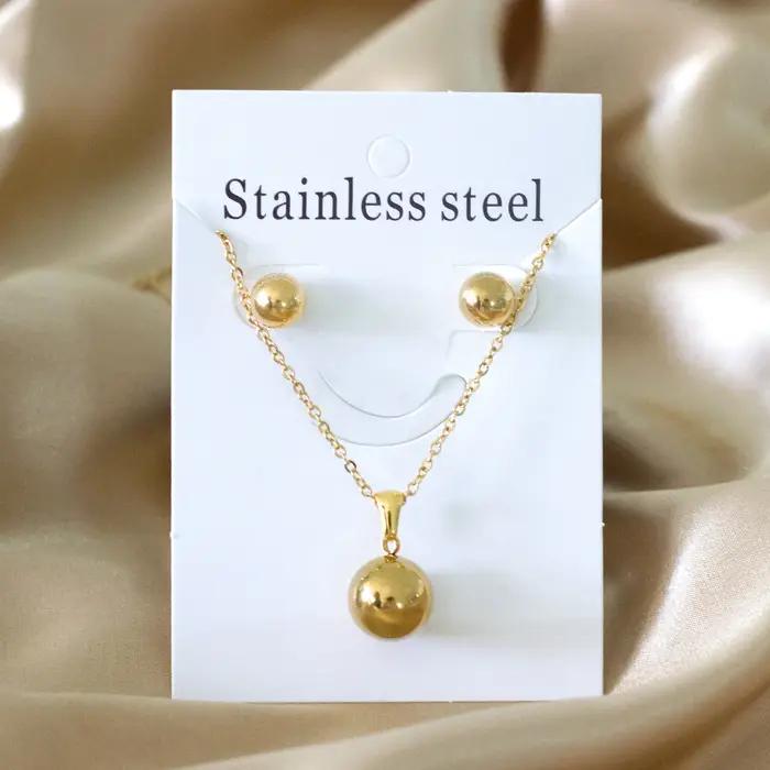 Petits ensembles de bijoux coréens pour femmes