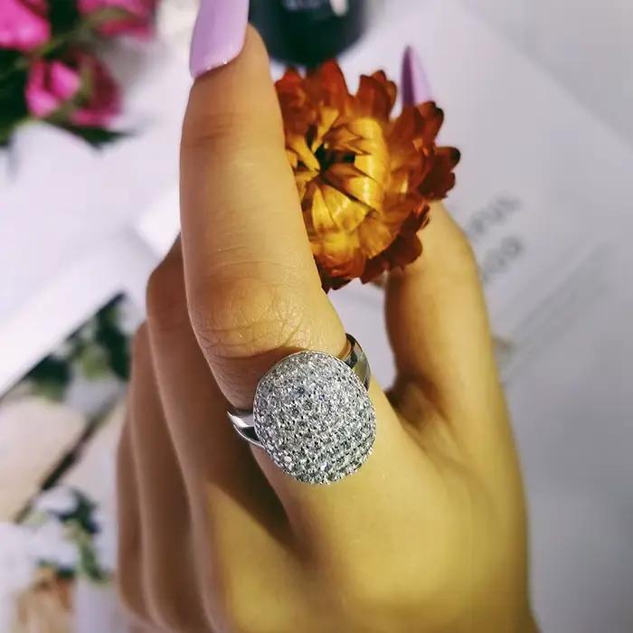 Authentique S925 en argent sterling serti de diamant Twilight Breaking Dawn Bella bague de fiançailles bijoux de mode cadeau