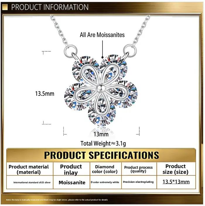 Collier Fleur de Cerisier en Argent S925, Pendentif Fleur, Chaîne de Clavicule Luxe Léger Abordable, Chaîne de Cou pour Femme, Cadeau pour Femme