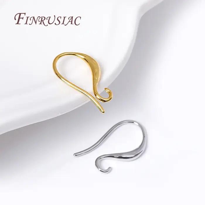 Fil d'oreille plaqué or 18 carats avec boucle extérieure