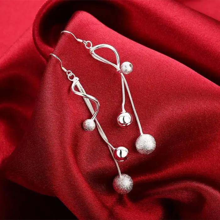 Boucles d'oreilles en argent sterling 925 pour femmes