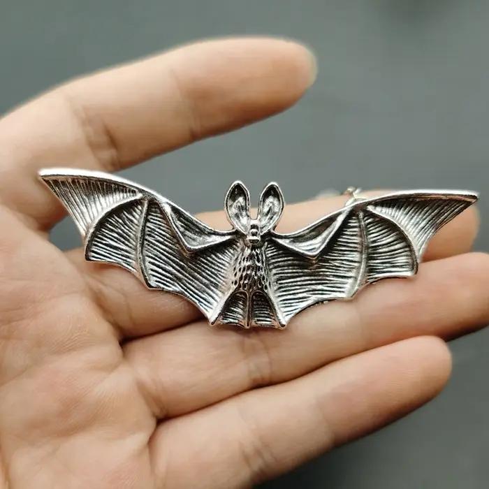 Collier chauve-souris Vampire Punk gothique perles chauve-souris pendentif chaîne collier ras du cou bijou Hip Hop pour femmes occasions spéciales