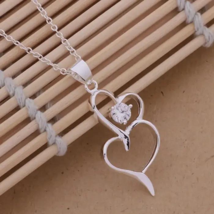 Collier pendentif en argent sterling 925 pour femmes
