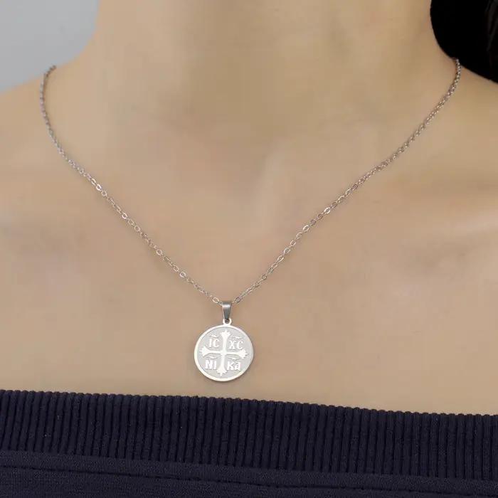 Jeshayuan le templier croix pendentif collier pour femmes en acier inoxydable Vintage Paladin hommes colliers bijoux cadeau en gros