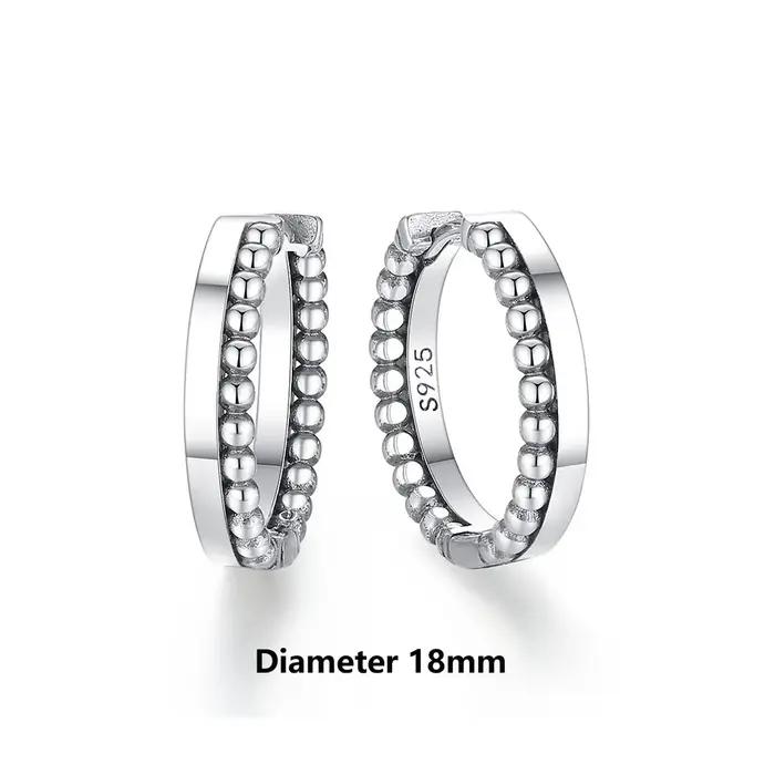 Nouvelles Boucles d'Oreilles Originales en Argent Sterling 925 pour Femmes