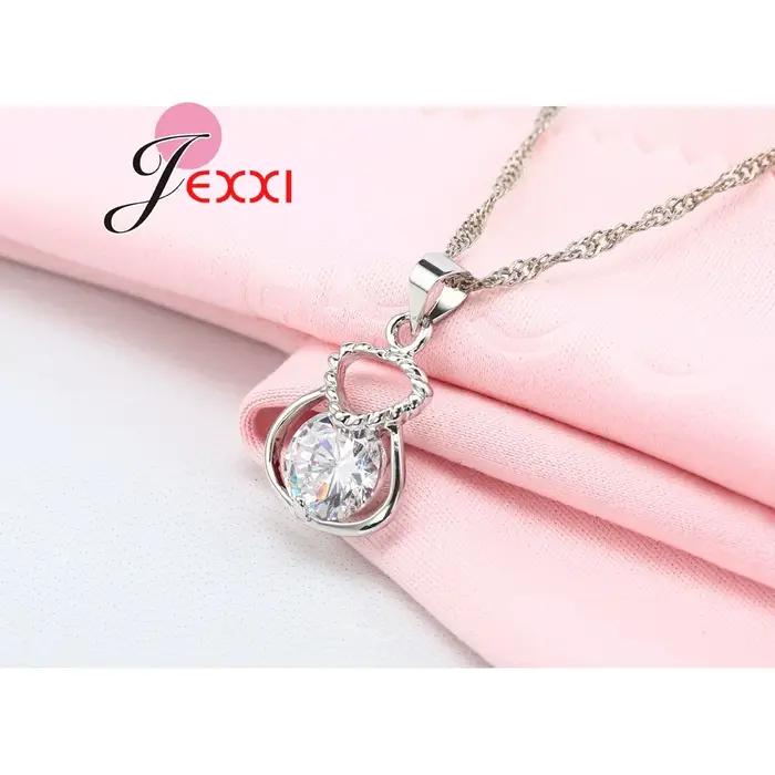 Nouveaux ensembles de bijoux couleur argent 925