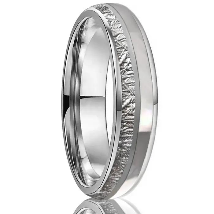 Bagues de mariage, Anillos Pareja, Anillo De Compromiso De Mujer, Bijoux Femmes, Bague en tungstène,