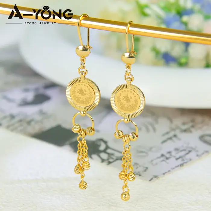 Ensemble de bijoux de pièces de monnaie Vintage turques plaquées or 21 carats, collier de mariée arabe musulmane, bijoux de fête traditionnels pour femmes de dubaï