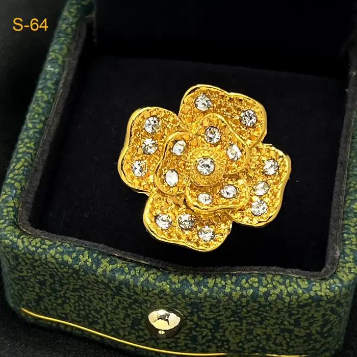 Ensemble de bijoux brésiliens plaqués or 24 carats pour femmes