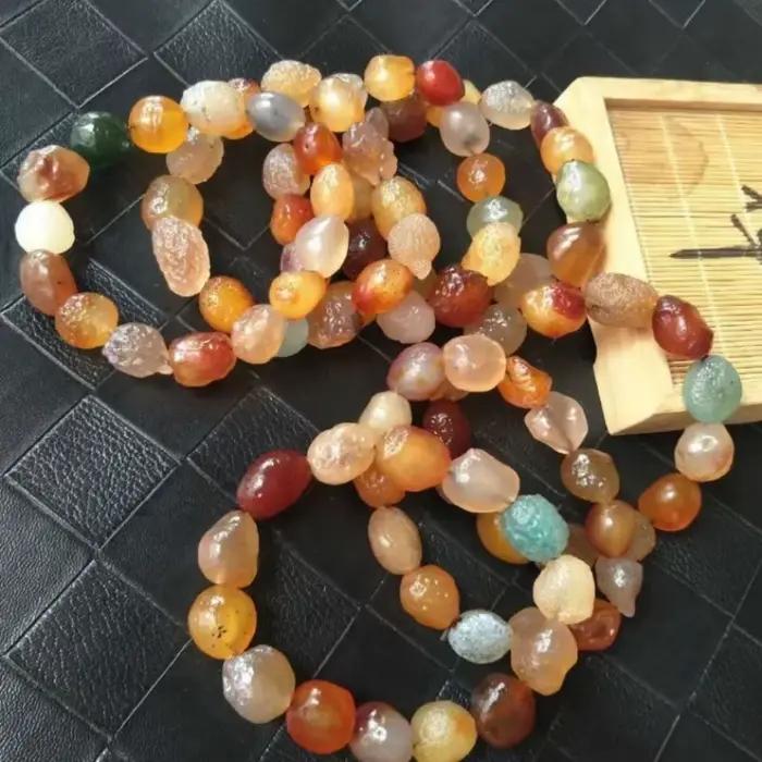 Nouveau Alxa Gobi désert Agate sucre coeur Bracelet bijoux de mode