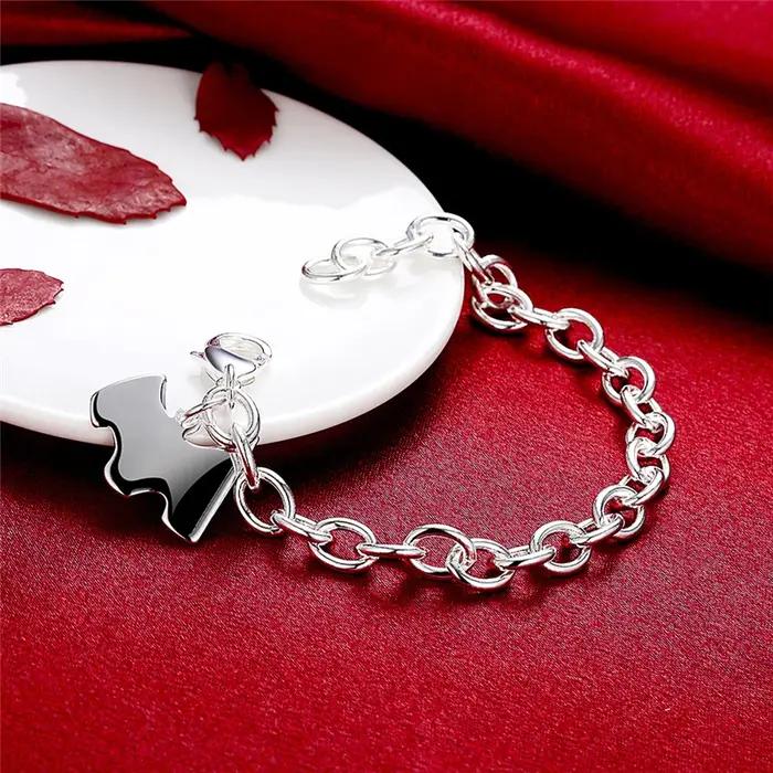 Bracelet en argent sterling 925 avec pendentif chien pour femmes occasions spéciales anniversaire fiançailles mariage original élégant