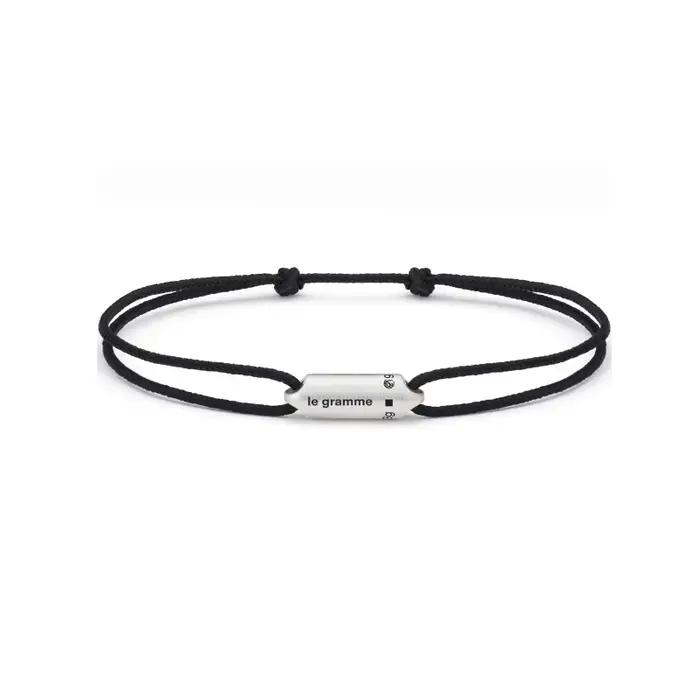 Bracelet en argent sterling 925 de luxe français, unisexe, réglable, rectangulaire, bijoux de mode, cadeau pour hommes et femmes