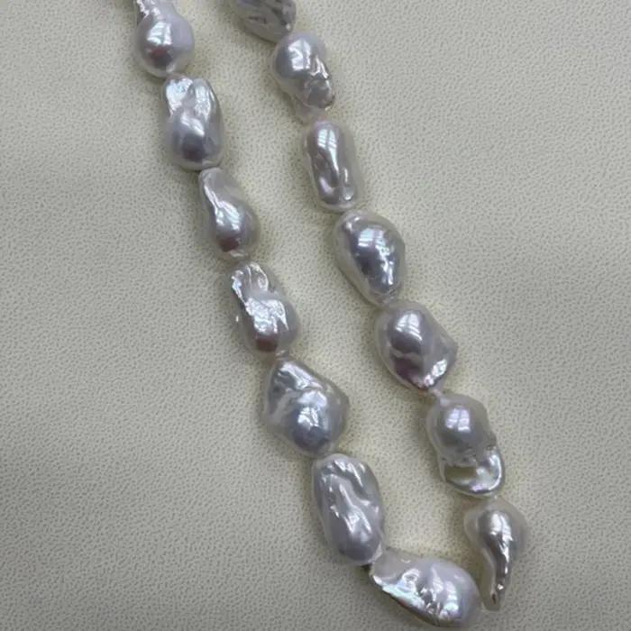 Perles naturelles irrégulières grandes 14x24-16x26mm