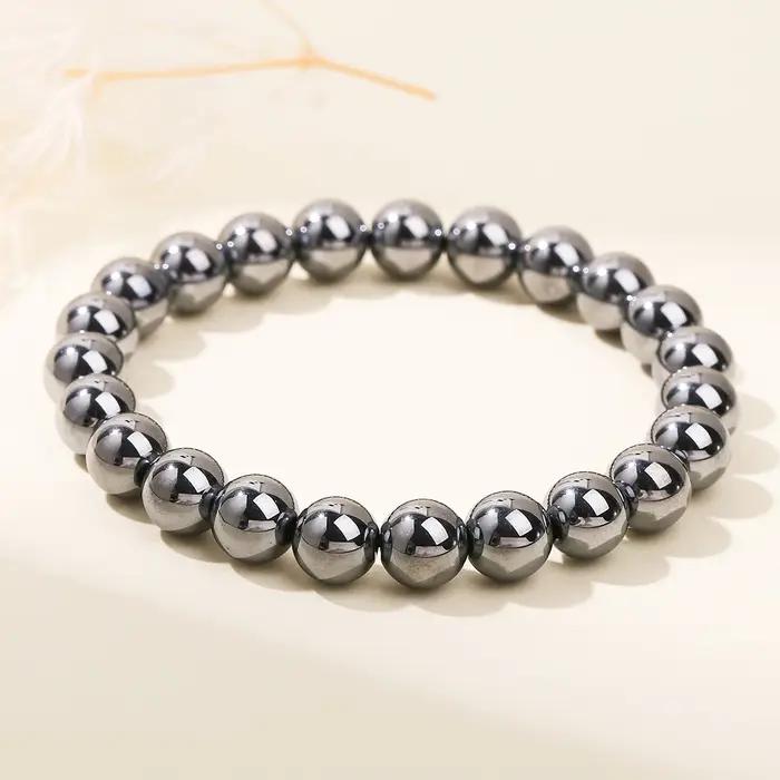 Bracelet obsidienne noire naturelle pour bien-être et sérénité bijoux pour femmes et hommes occasions spéciales meditation santé