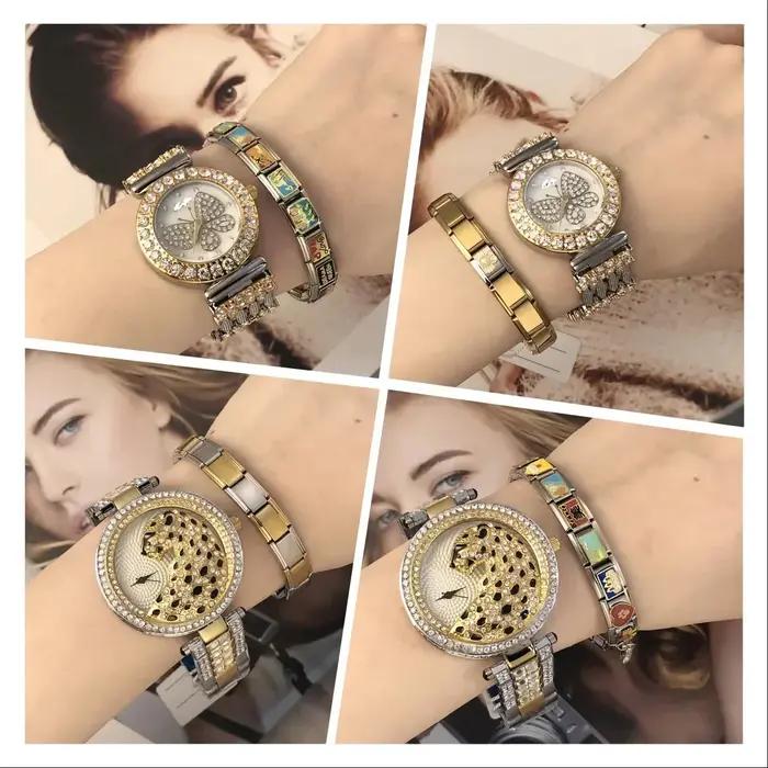 Bracelet à breloques rétro en acier inoxydable doré pour femmes et hommes, bijoux vintage pour toutes les occasions spéciales