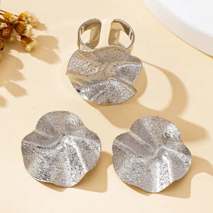 Ensemble de bijoux pour femmes : Formes géométriques irrégulières