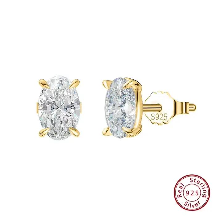 Boucles d'oreilles étincelantes ORSA JEWELS en argent Sterling 925 serties de Zircon pour femmes romantiques et sophistiquées occasions spéciales rendez-vous galants mariages anniversaires propositions