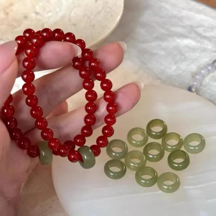 Bracelet en Agate rouge naturelle et Turquoise pour femmes