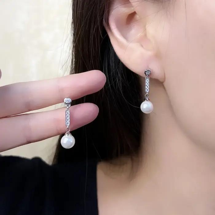 Boucle d'oreille en argent Sterling 925 pour femmes