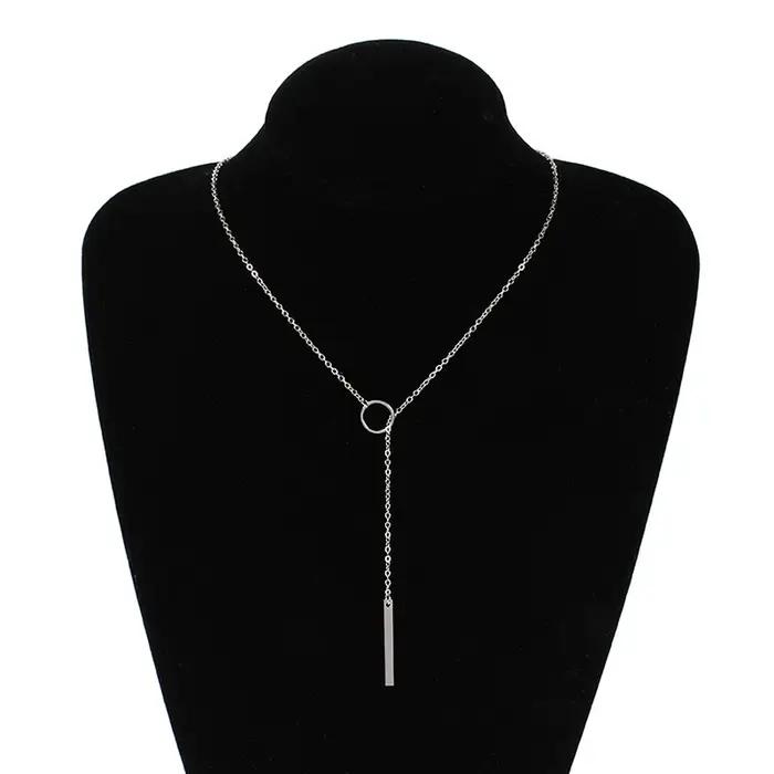 Vintage petit coeur collier pour femmes chaîne courte
