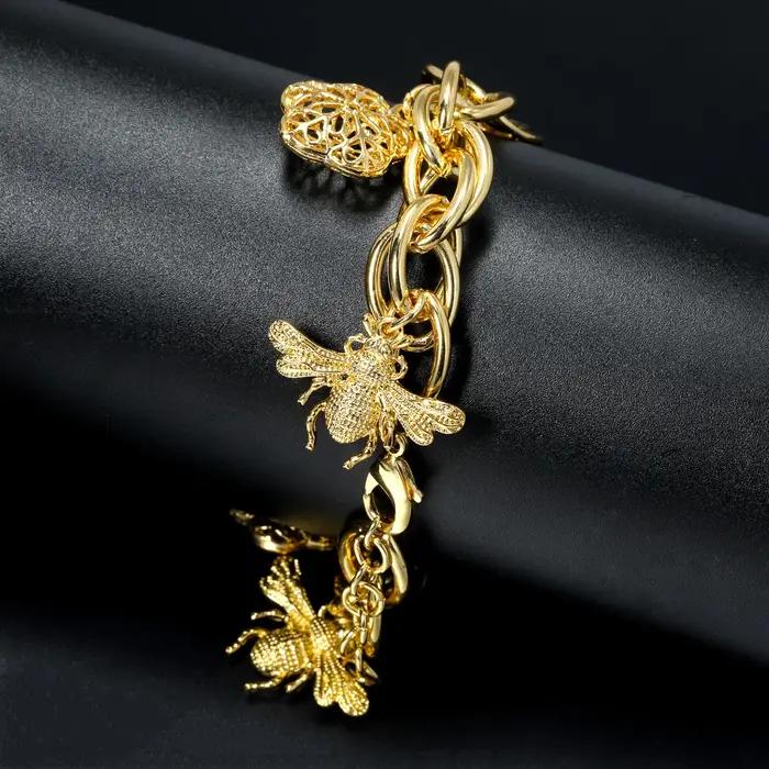 Diana Baby-Bracelets à maillons dorés pour femmes