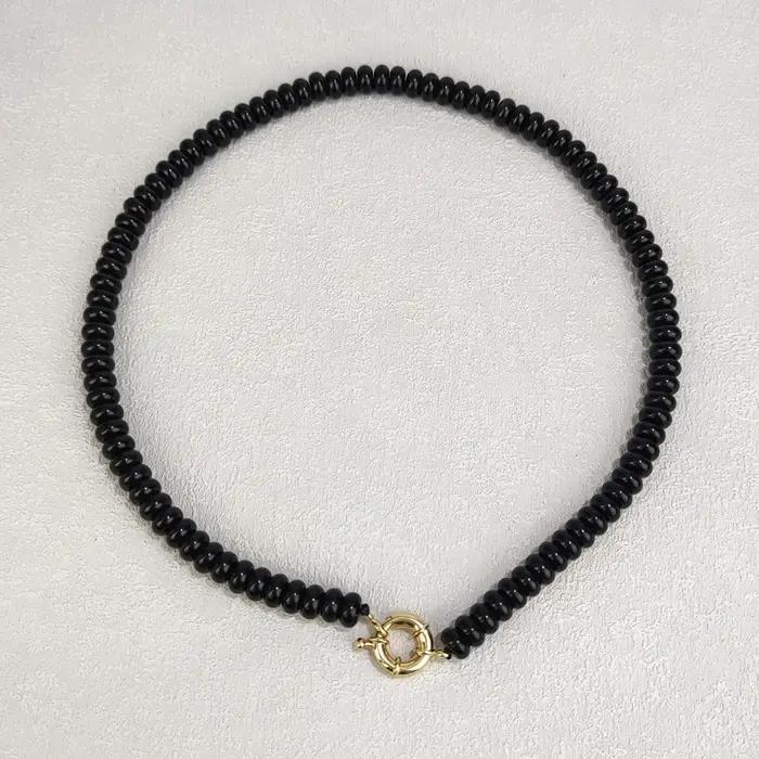 Collier de style bohème fait à la main avec des perles en pierre naturelle colorées pour femmes et filles