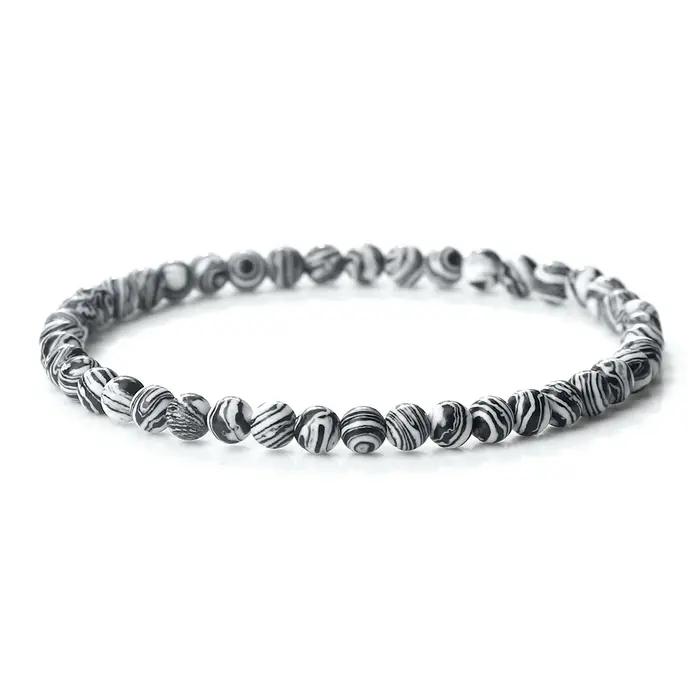 Bracelet de perles élastiques Malachite naturelle pour homme femme style moderne cadeau anniversaire engagement party
