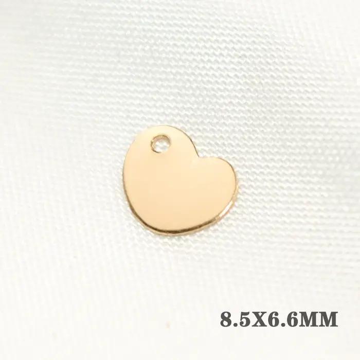 Pendentif coeur rempli d'or 14 carats