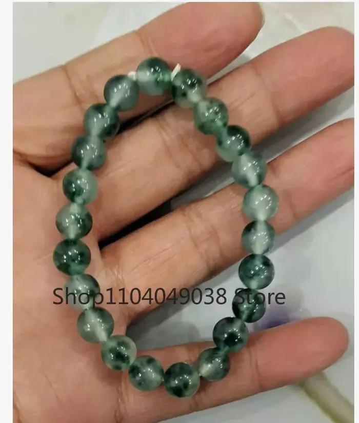 Bracelet en jade de Birmanie véritable pour homme et femme, pierres précieuses naturelles, bracelet à brins, style sportif, occasion festive