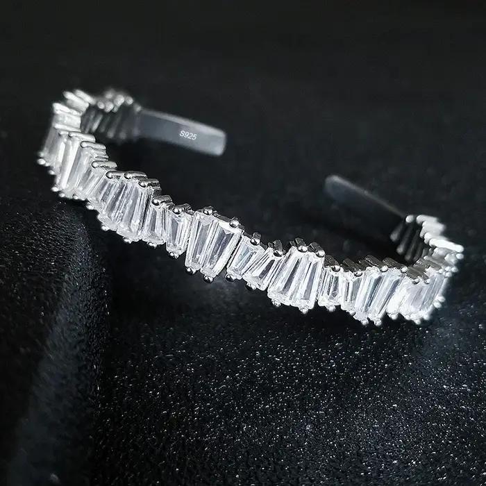 Zkeye-Ensemble de bijoux couleur argent pour femme