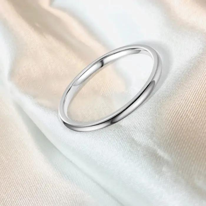 Alliance de mariage en argile classique pour femmes - Occasions spéciales et mariages