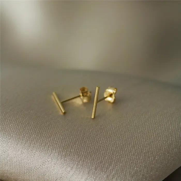 Boucles d'Oreilles Remplies d'Or 14K de 10mm
