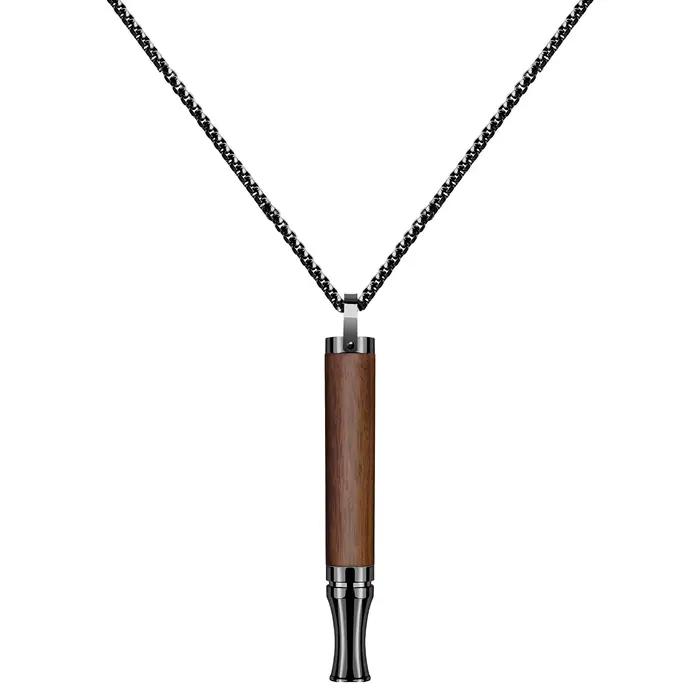 Collier Religieux Vintage en Titane et Acier, Bijou avec Croix et Texte de Prière, Saint Benoît, PmotExorciste