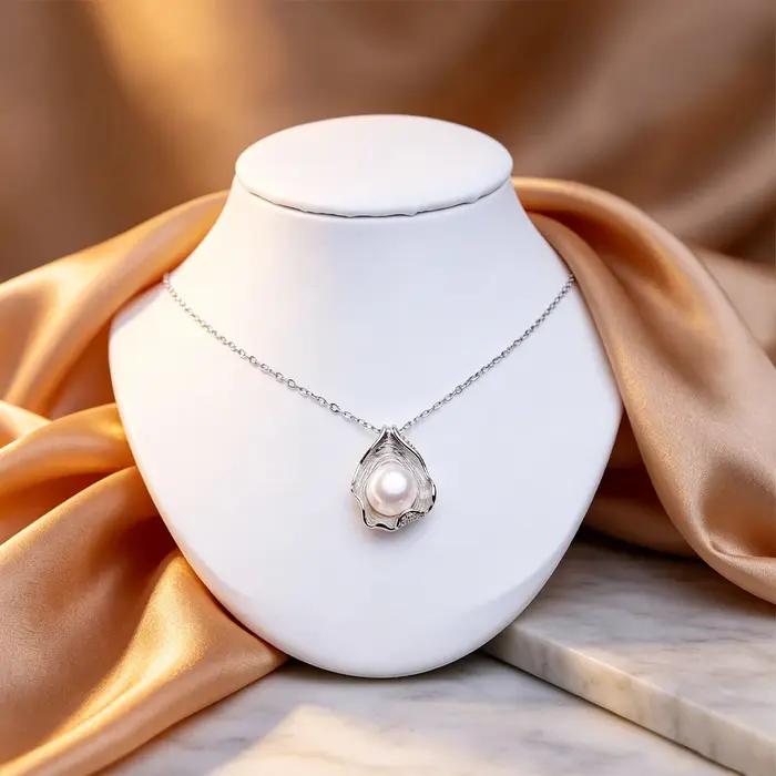 FENASY – collier de perles d'eau douce naturelles en argent Sterling 925
