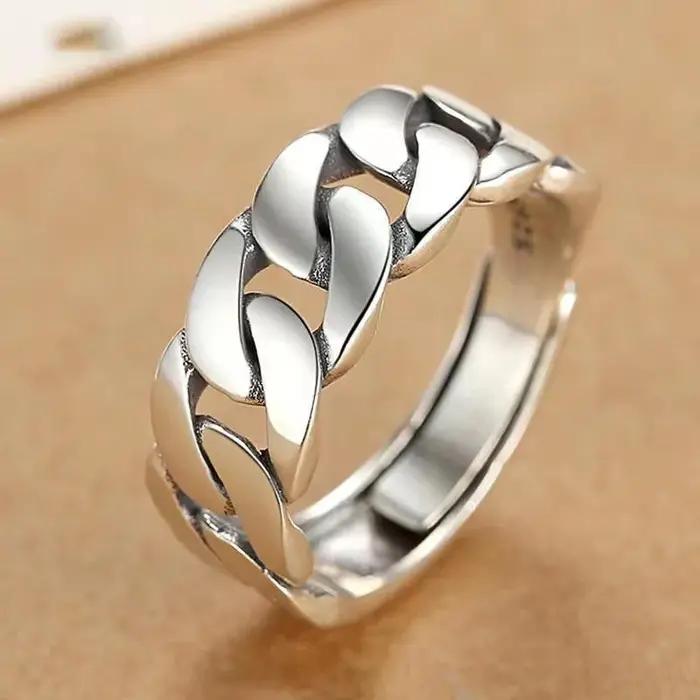 Bague en argent sterling 925 sertie d'animal de compagnie pour femmes occasions spéciales mariage soirée de gala anniversaire fiançailles