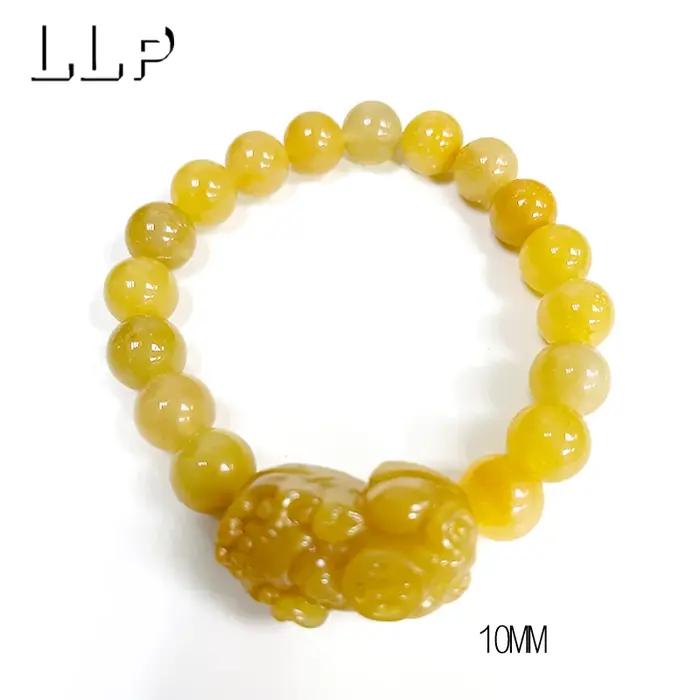 Bracelet Pi Xiu en Jade naturel sculpté à la main, un cadeau rétro pour hommes et femmes, apporte de
