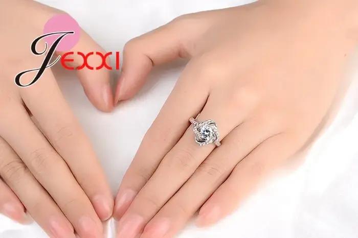 Ensemble de bijoux en argent sterling 925 serti de zirconium cubique floral romantique pour femme mariage fiançailles soirée festive