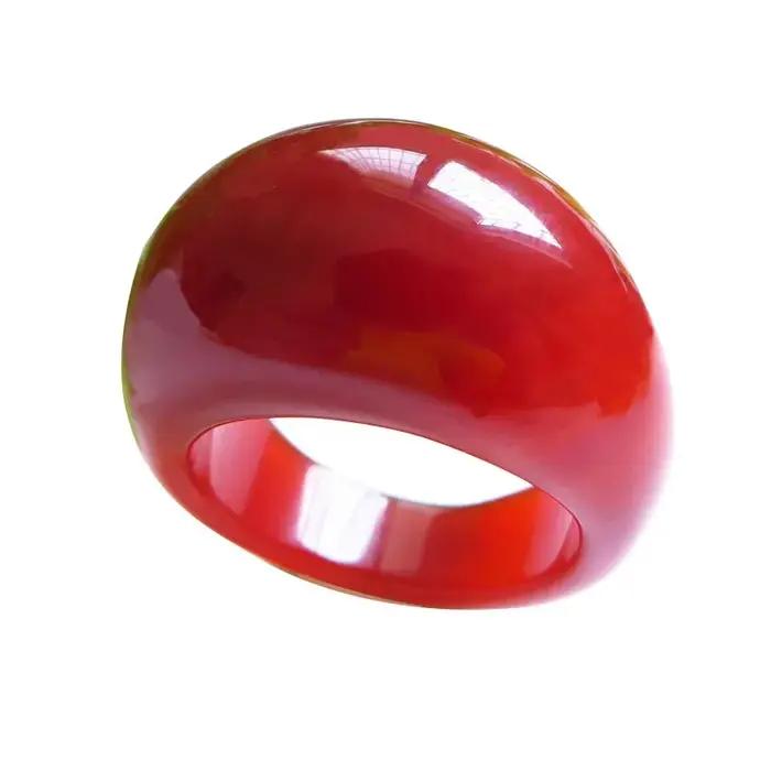 Bague en agate verte naturelle artisanale pour hommes et femmes, bijou élégant et naturel pour occasions spéciales