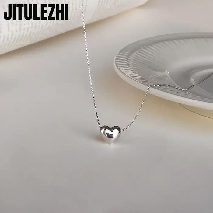 Collier pendentif en argent Sterling 925 pour femmes