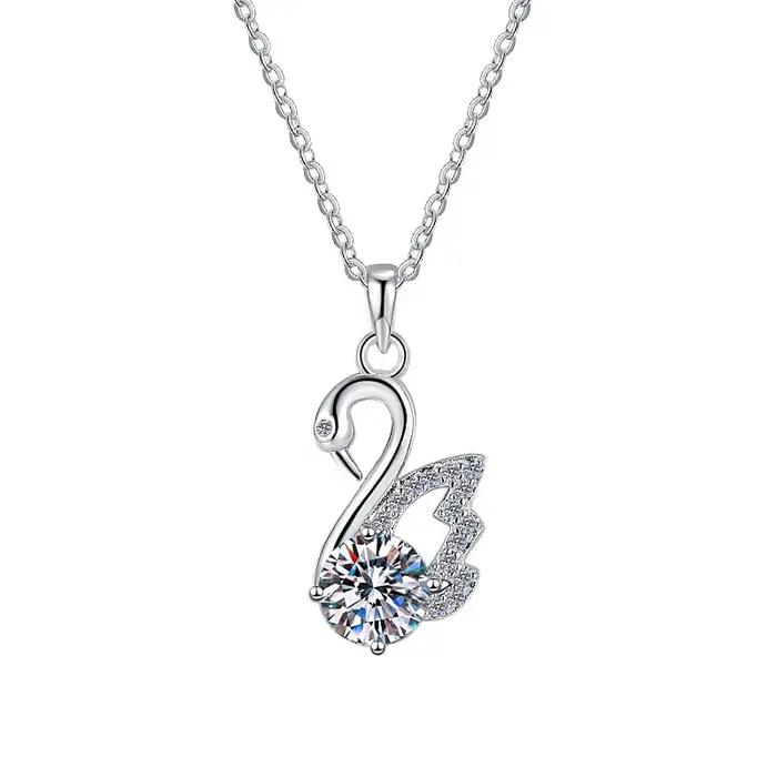 Collier avec pendentif en argent 925 pour femmes
