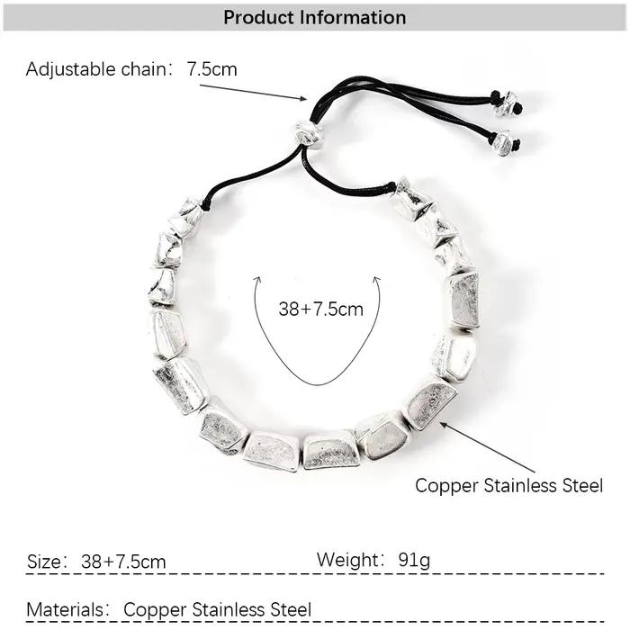 Collier unique marocain pour femmes avec corde réglable style classique et vintage occasion spéciale cadeau anniversaire