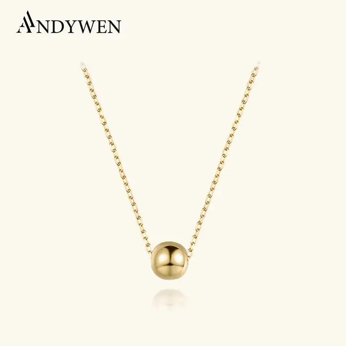 ANDYWEN – collier ras du cou en argent Sterling 925